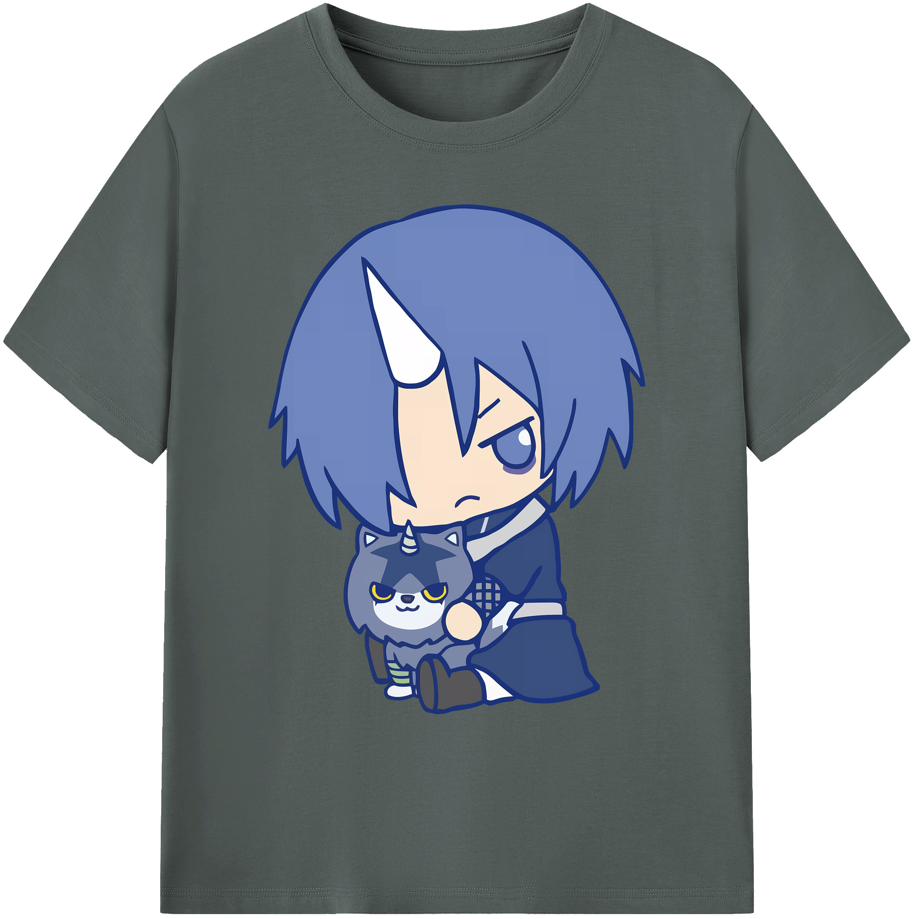 （画像用） 転スラ Regarding Reincarnated to Slime 綿100％ メンズ半袖Tシャツ｜肌触りやわらか＆通気性